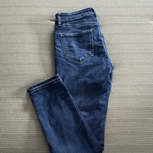 American Eagle Outfitters Men's Skinny Jeans in Dark Blue